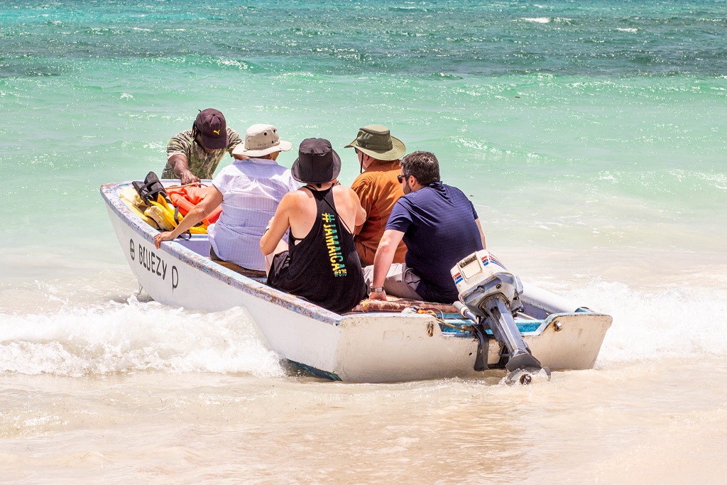 Venturing forth to fish off Falmouth Jamaica (photo by Richart Nattoo)