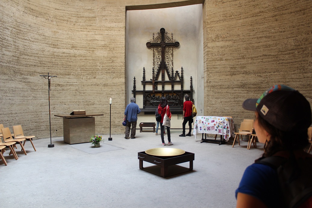 Inside the Reconciliation Chapel along the Berlin Wall