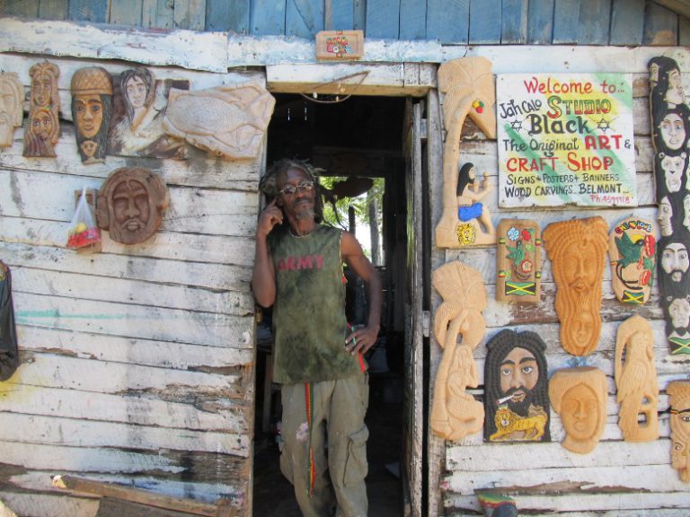 Exploring the area around Bluefields Bay in Jamaica