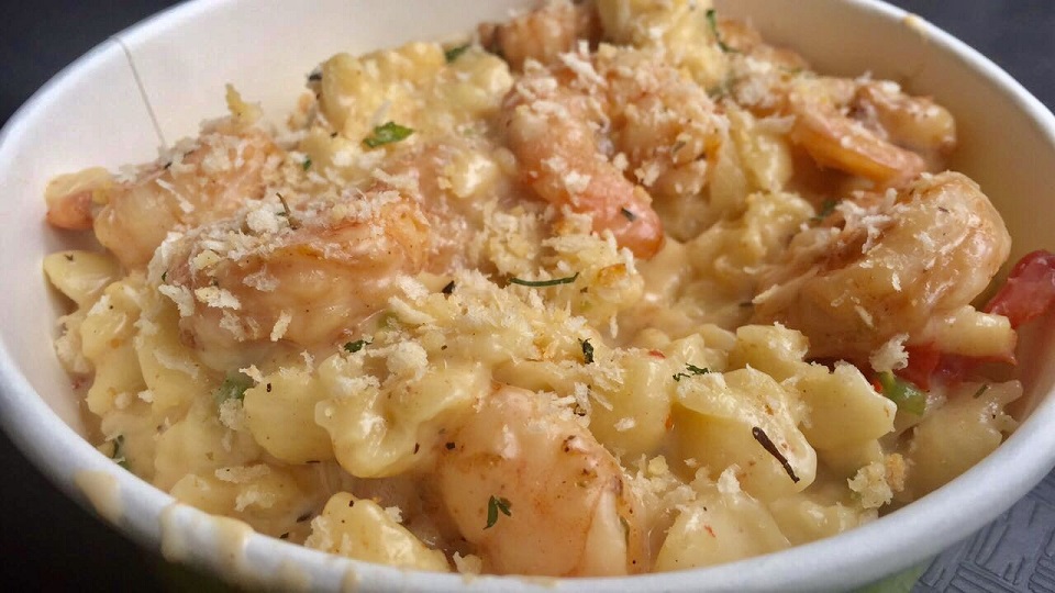 Jerk Shrimp Mac & Cheese