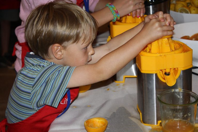 In Aspen, kids playing with their food is encouraged!