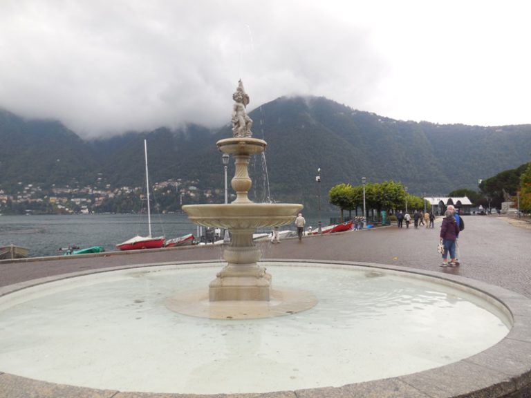 Exploring the beautiful villas along the shore of Lake Como, Italy