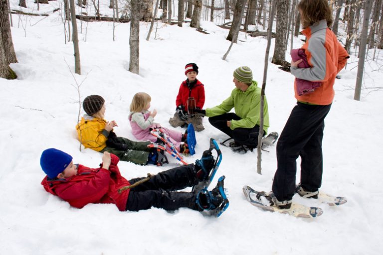 Snowshoeing – the quieter side of a winter vacation, day or weekend