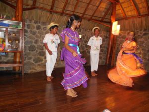 Local kids perform native dances for Jicaro guests