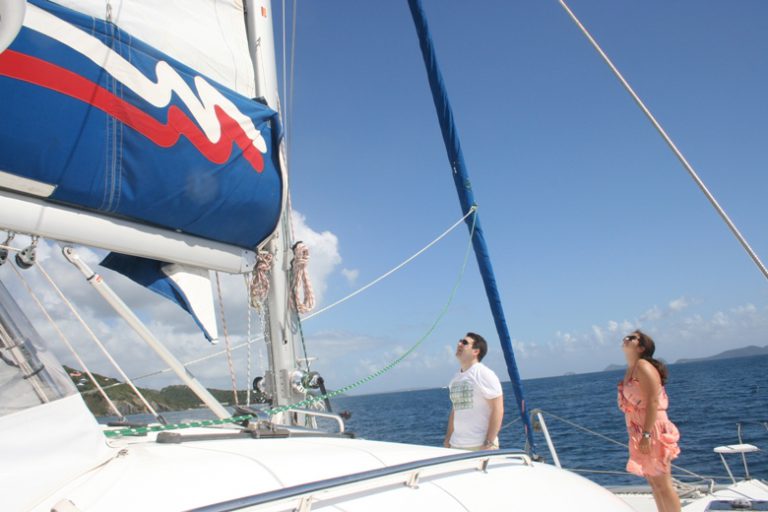 Back to the BVI and sailing a Moorings catamaran