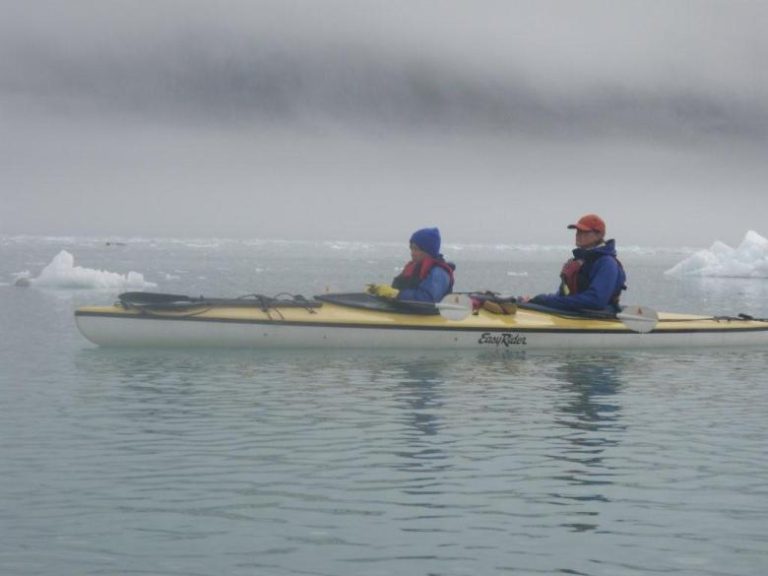 Snap…crackle…BOOM! Kayaking among glaciers and ice bergs