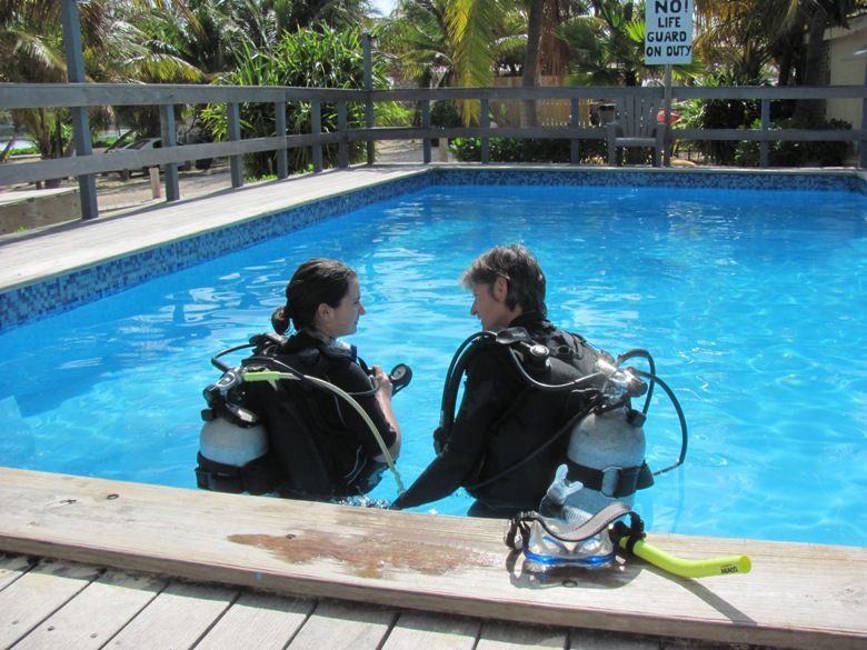 Learning to Scuba Dive at a tiny Caribbean resort