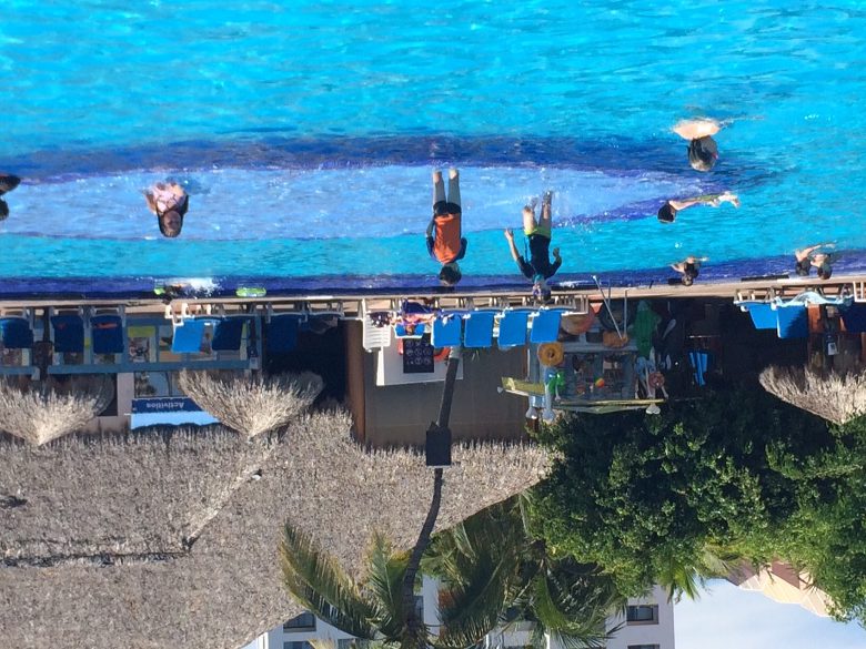 Pool view at Melia resort in Puerto Vallarta