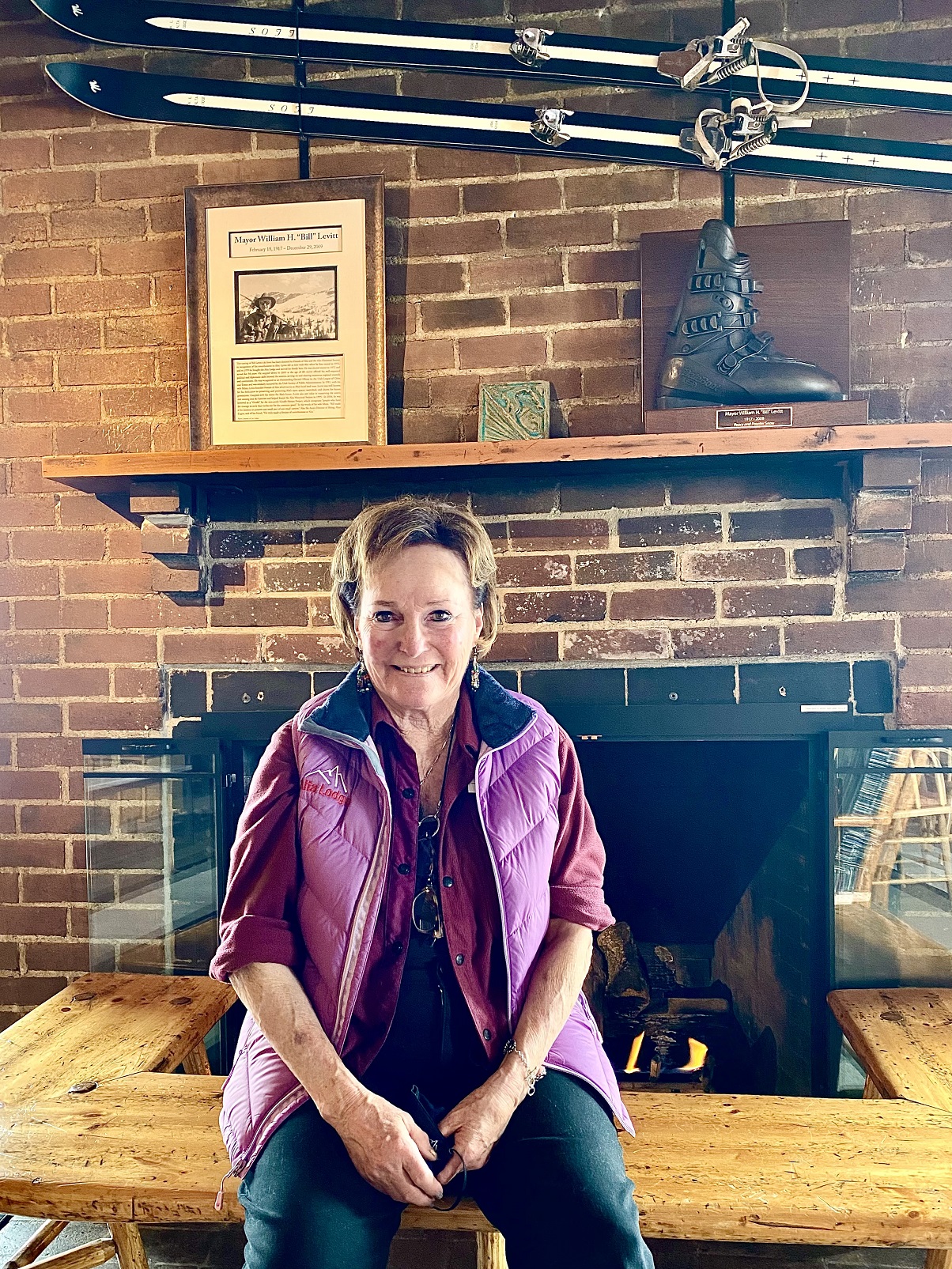 Mimi Levitt in the Alta Lodge