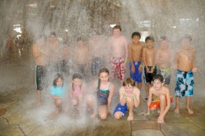 New Jersey kids splashing at Great Wolf Lodge in Poconos last week