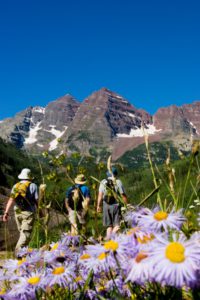 On the trail near the Maroon Bells outside of Aspen