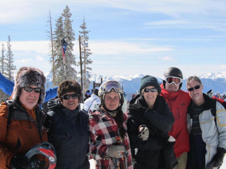 A family reunion on the snow in Colorado