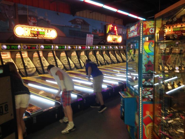 Palace Playland arcade games