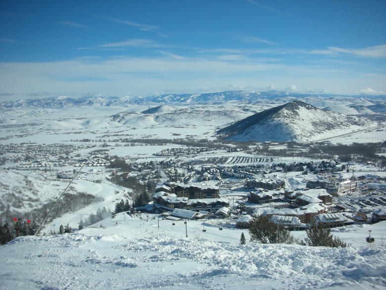 A ski school overview at Park City