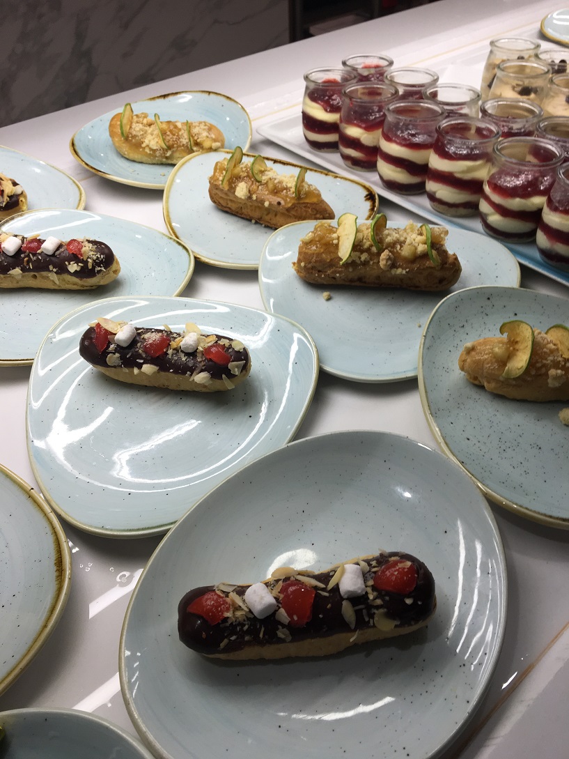 Pastry offerings on Queen Mary 2