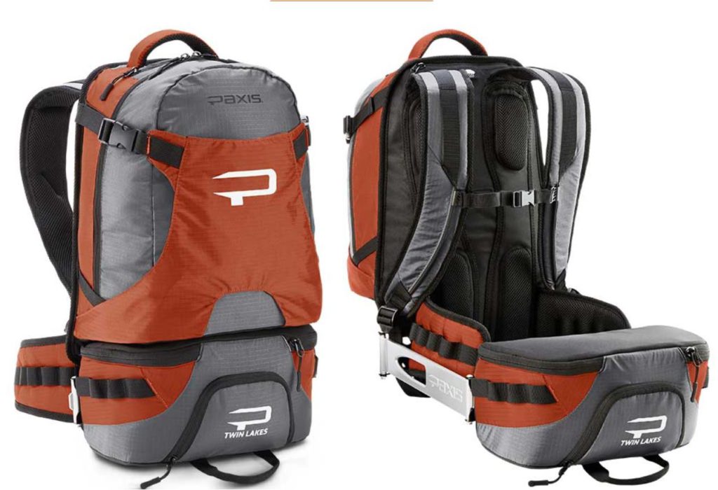 Paxis Twin Lakes swing out pouch backpack