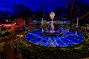 Philadelphia Franklin Square’s Electrical Spectacle