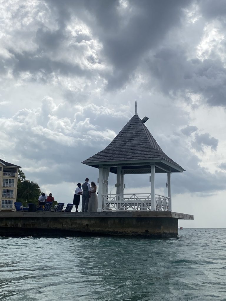 The wedding at Sandals Royal Plantation