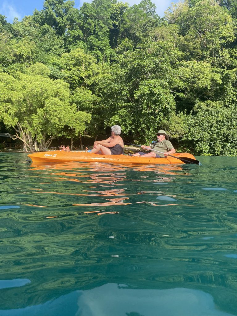 Kayaking on The Blue Lagoon