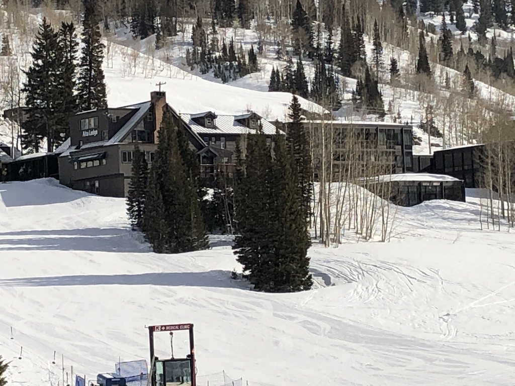 Alta Lodge located just above base of ski area