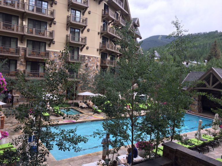 Kids learning nature through fun at the top of Vail Mountain