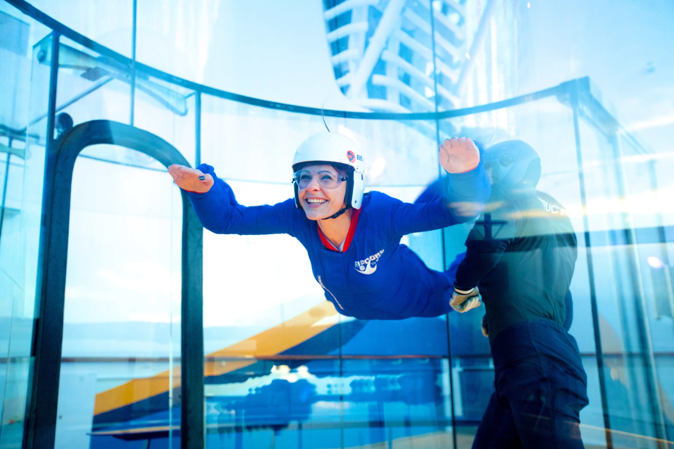 A simulated skydiving experience with RipCord by iFLY