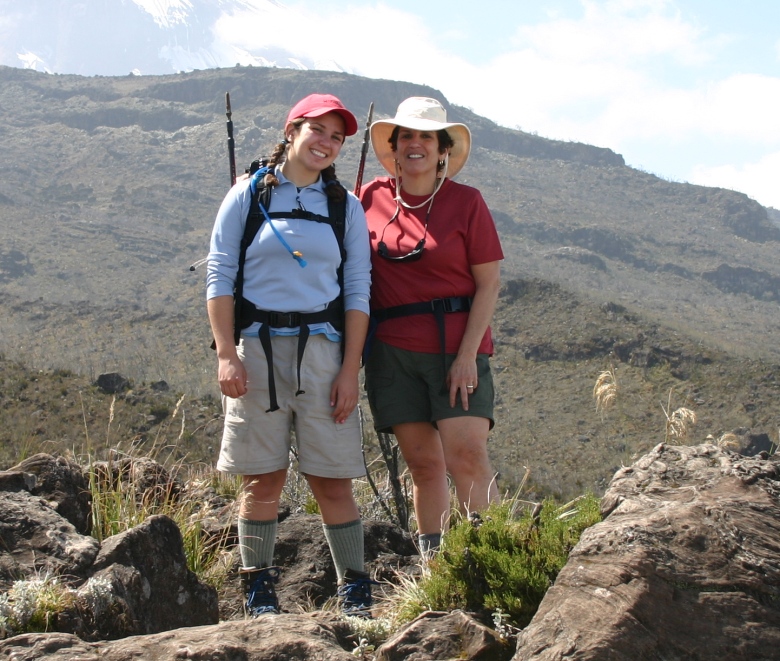 Reggie and Eileen on the Kilimanjaro trek