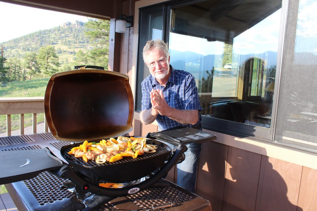 Reunion elder praises fajita maker at Pika Cabin YMCA of Rockies