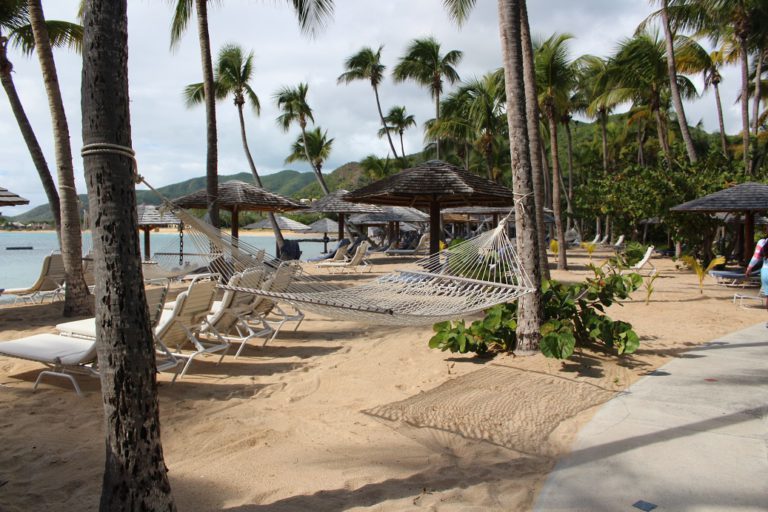 Returning to Curtain Bluff, still small and elegant after 55 years