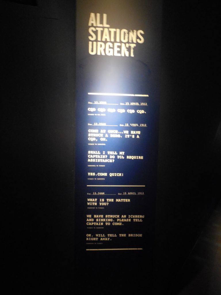 Learning about the origins of the Titanic in Belfast, Northern Ireland