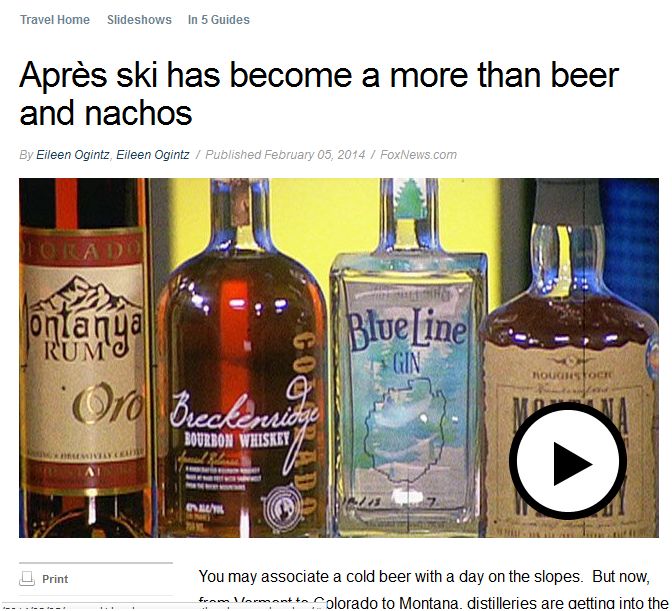 Eileen on Foxnews.com on popularity of ski country distilleries