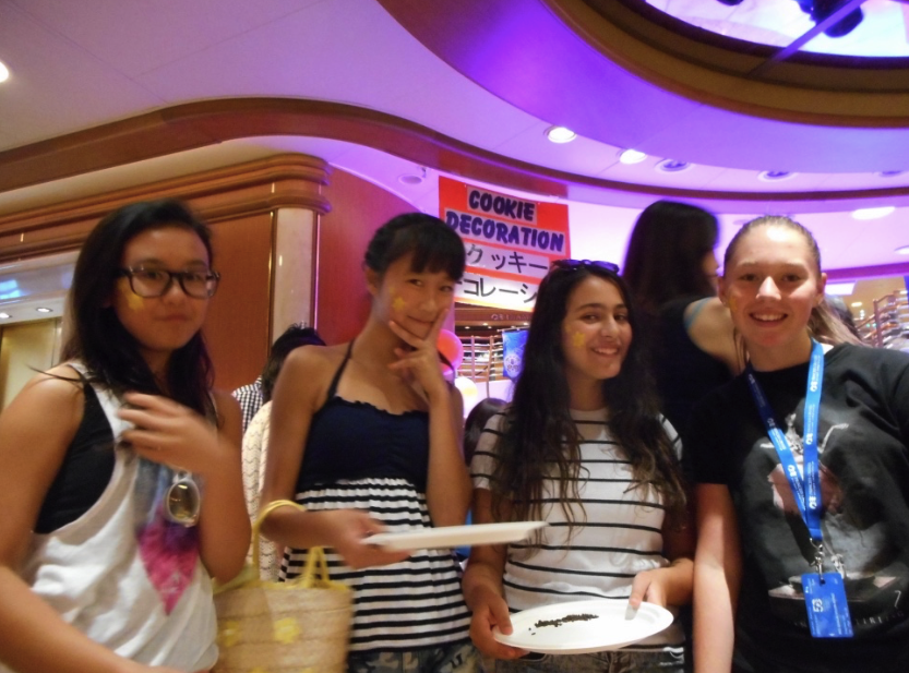 Four teens who became fast friends on the Diamond Princess