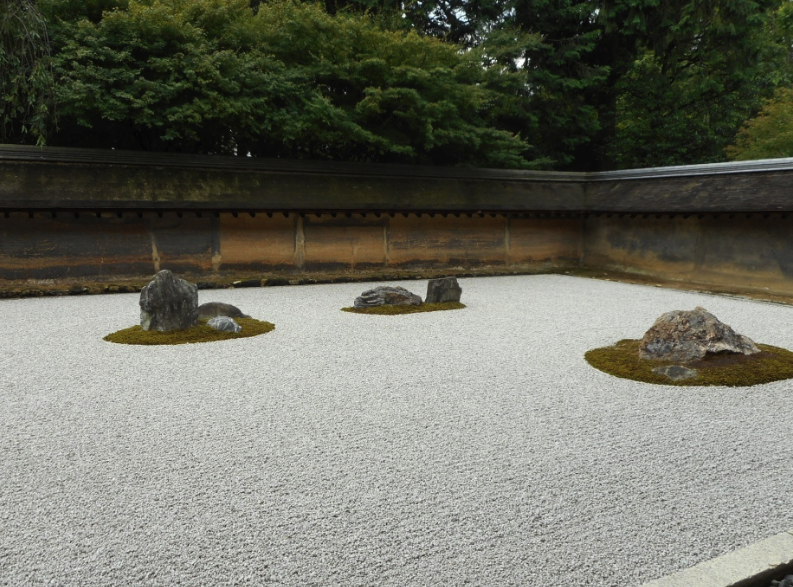 Ryonji Temple's famous rock garden