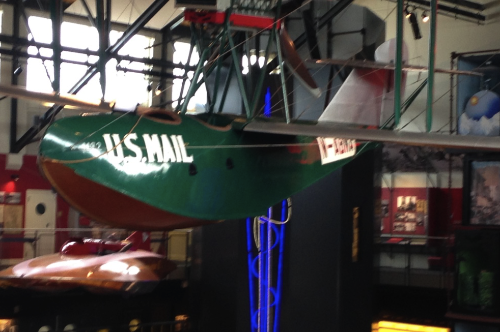 Bill Boeing's first mail plane at Seattle MOHAI