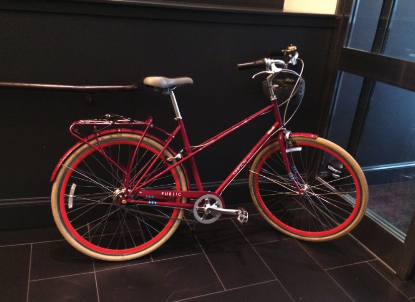 Bikes for borrowing at Kimpton Hotels