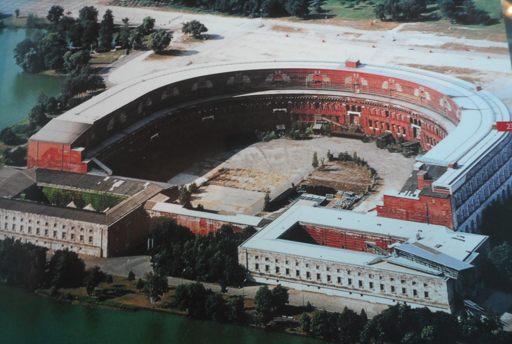 Aerial view of the 'Coliseum' present day