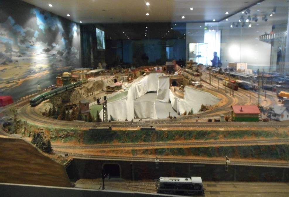 Amazing model railroad display at Nuremberg Toy Museum