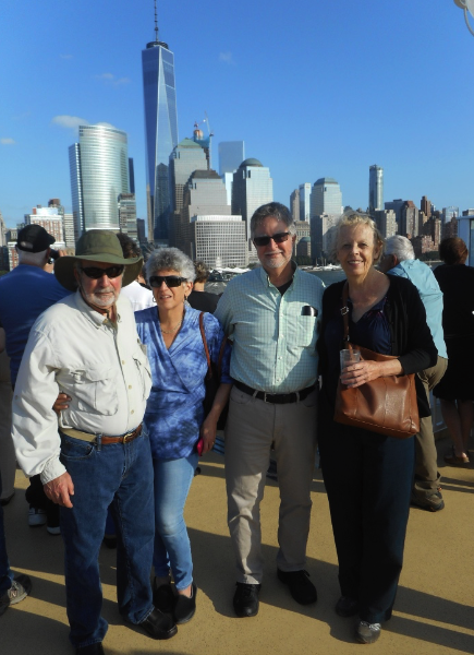 Our group on the Norwegian Gem leaving New York