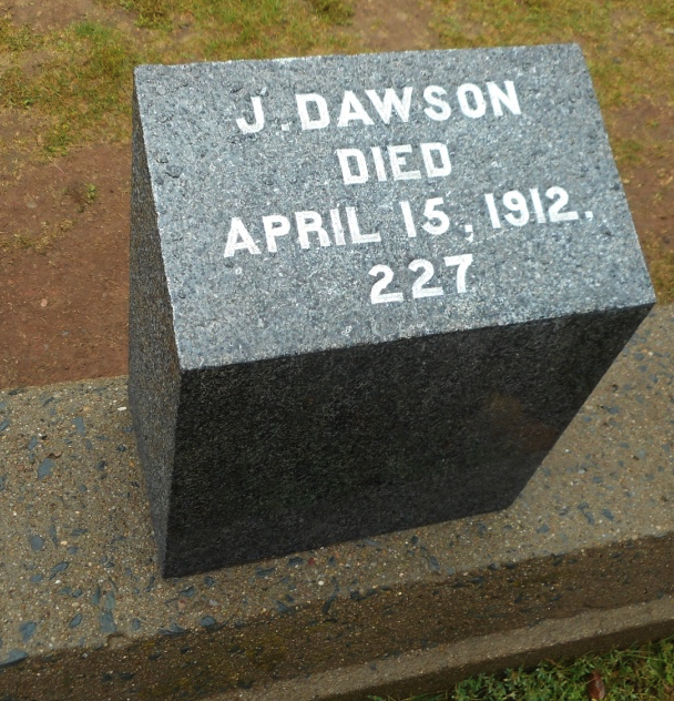 Titanic headstone in Halifax often mistaken for fictional Jack Dawson of the 1997 movie