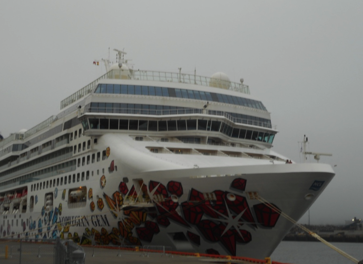 Norwegian Gem docked in St. John, New Brunswick, Canada