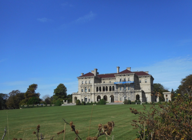View of The Breakers from the Cliff Walk