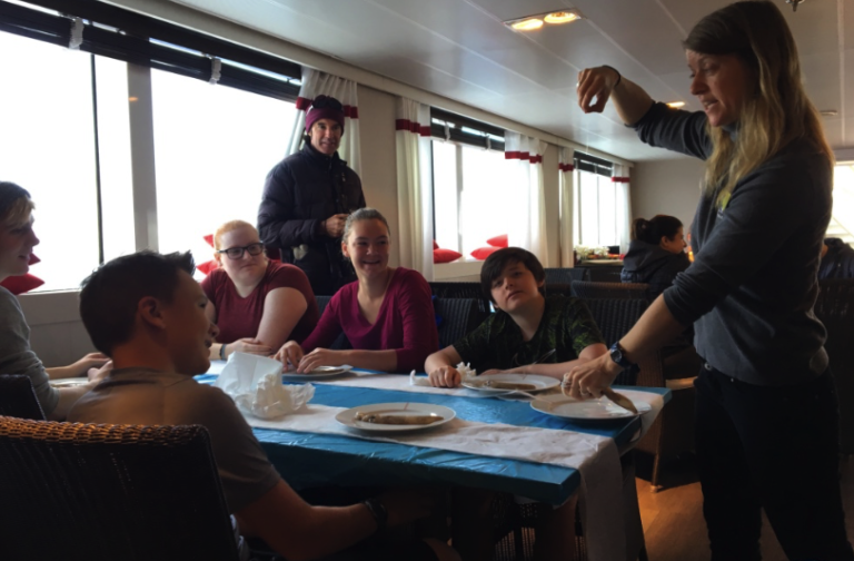 On the Southern Ocean, Dissecting a Squid is What You Do