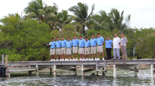 No need to dress for dinner – on a private island in Belize