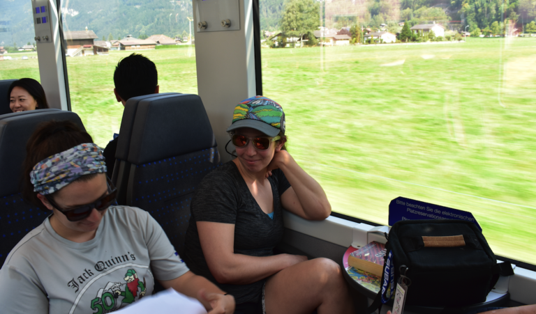 On a hiking adventure in Switzerland – and getting here