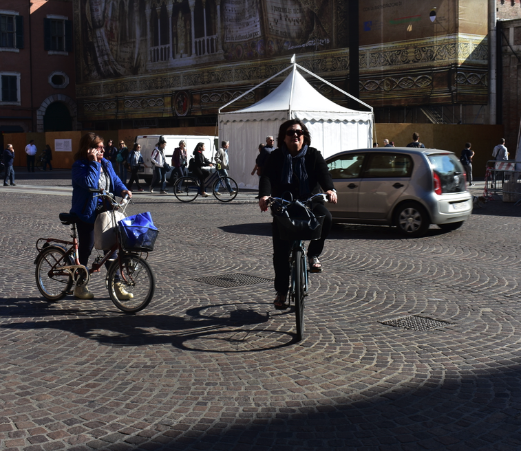 In Ferrara, an Italian town with more bicycles than people