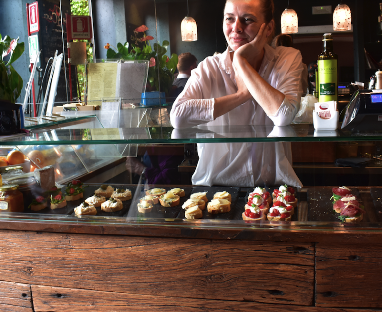 Don’t touch the produce! At the Rialto Market in Venice, Italy