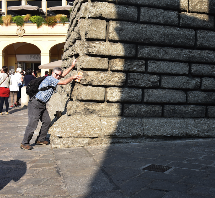 And some tourists try to push them over