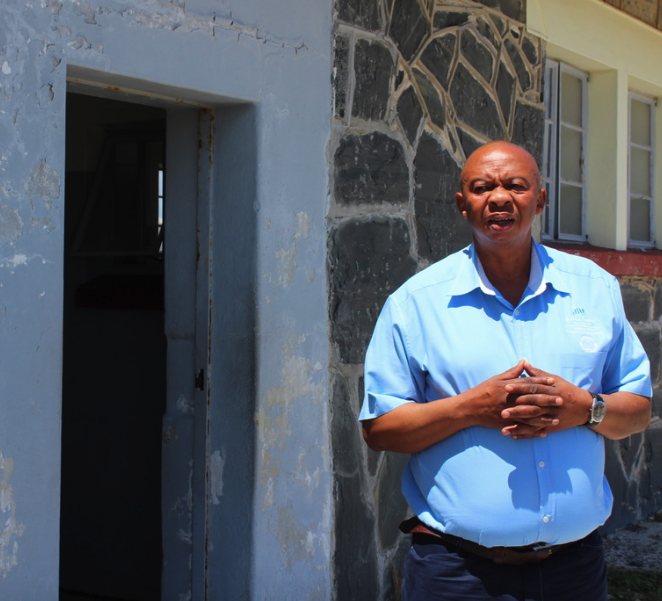 Mlilwana “Sparky” Sparks, prisoner, now guide on Robben Island