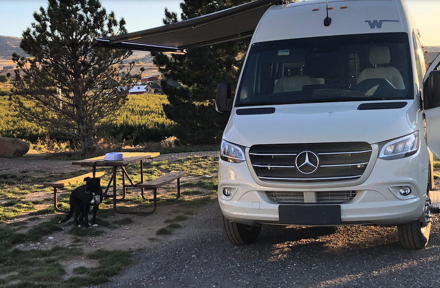 Our first stop - Palisade CO Basecamp RV Park