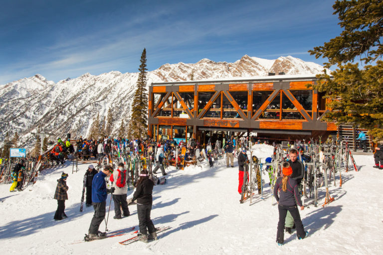 When the snow is falling, the spa is a perfect backup plan